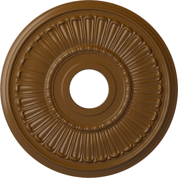 Ekena Millwork Melonie Ceiling Medallion (Fits Canopies up to 6 3/8"), 16"OD x 3 5/8"ID x 3/4"P, Smokey Topaz CM16MLSTF - main